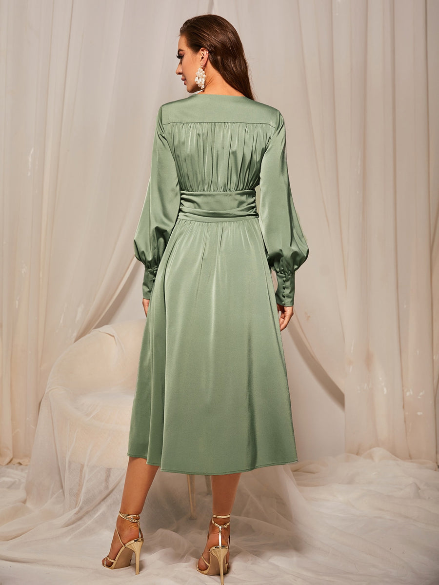 Mint Green Woman Dress