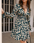 Flounce Sleeve Dress