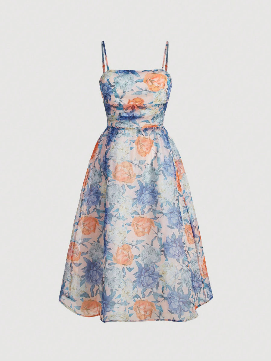 Privé Floral Print Cami Dress